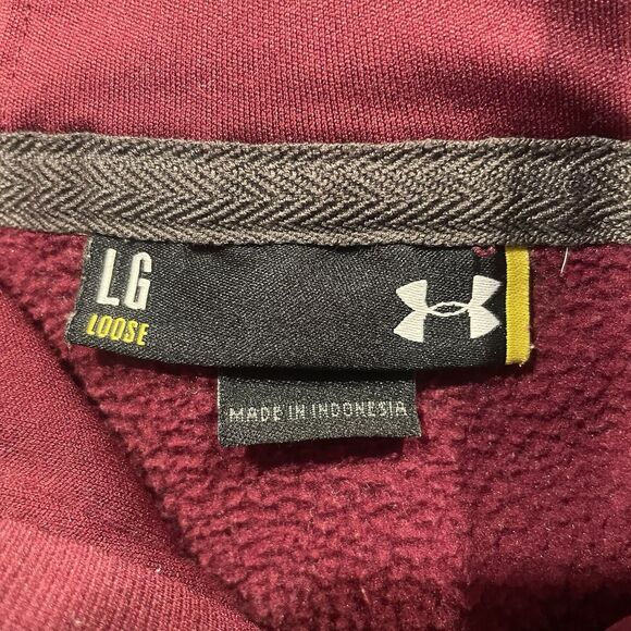 Under Armour Hoodie Mens Size Large Loose Texas A&M Aggies Pullover - Picture 4 of 12